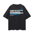 WWX Party club black. Streetwear Loose Drop Shoulder T-Shirt