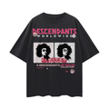 DOH.WORLDWIDE Tees.Streetwear Loose Drop Shoulder T-Shirt
