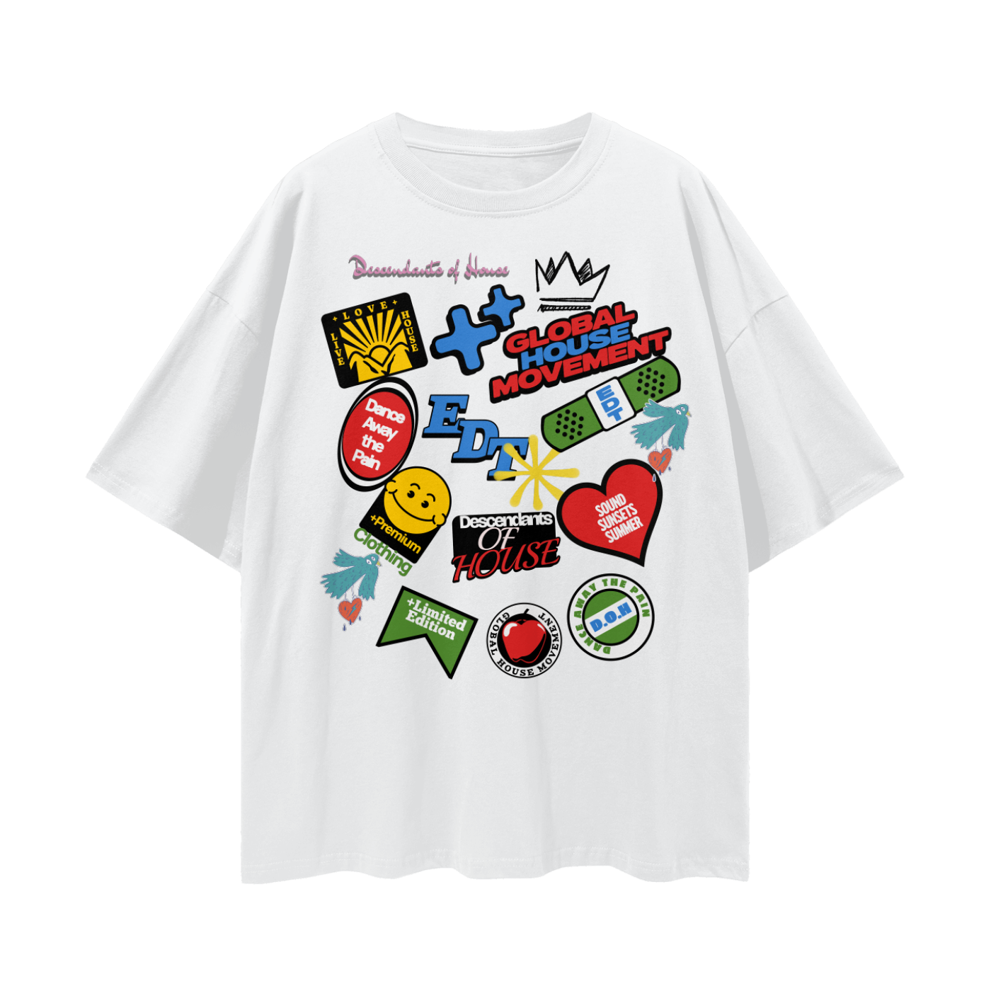 Streetwear Loose Drop Shoulder T-Shirt